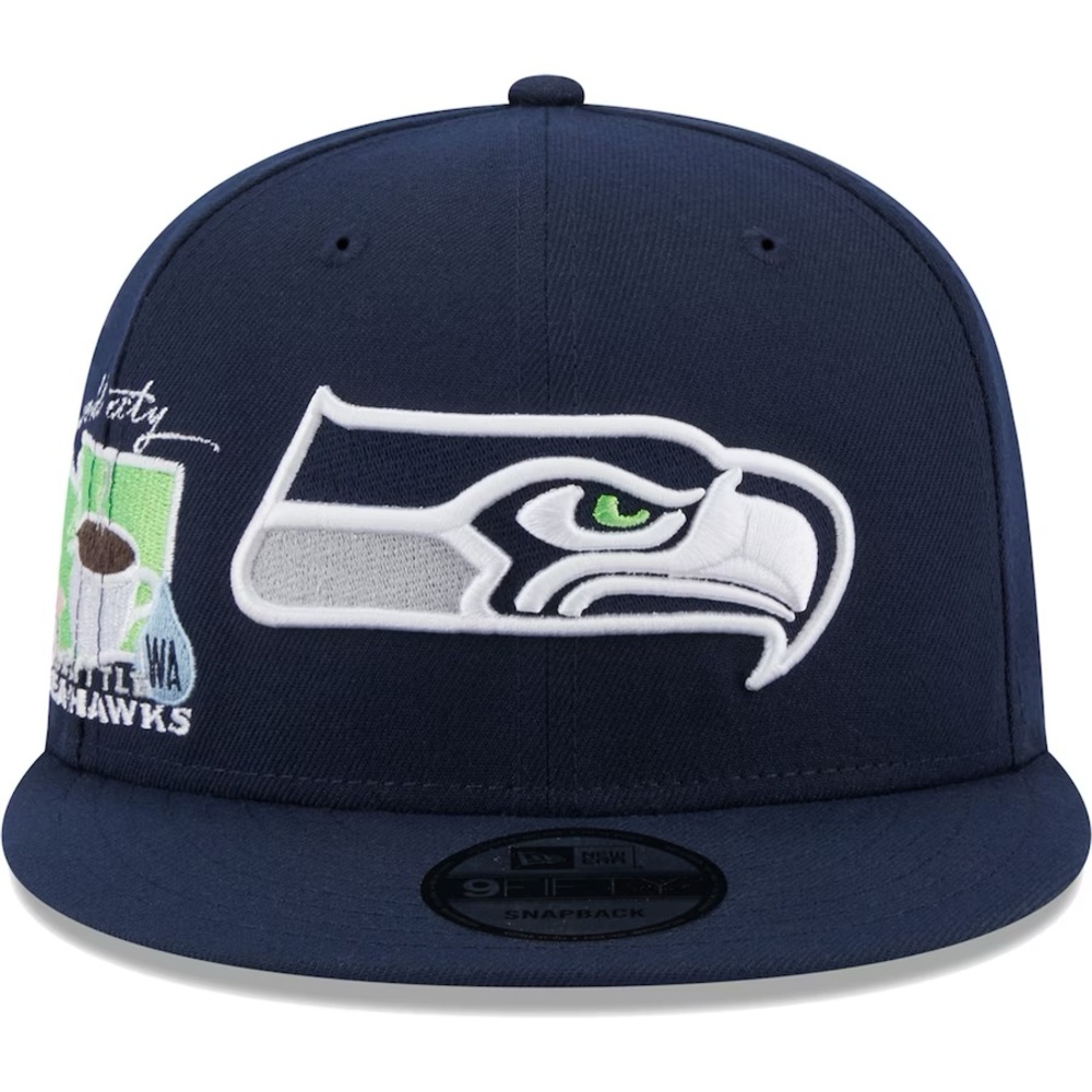 New Era Seattle Seahawks City Icon 9FIFTY Snapback Navy Hat
